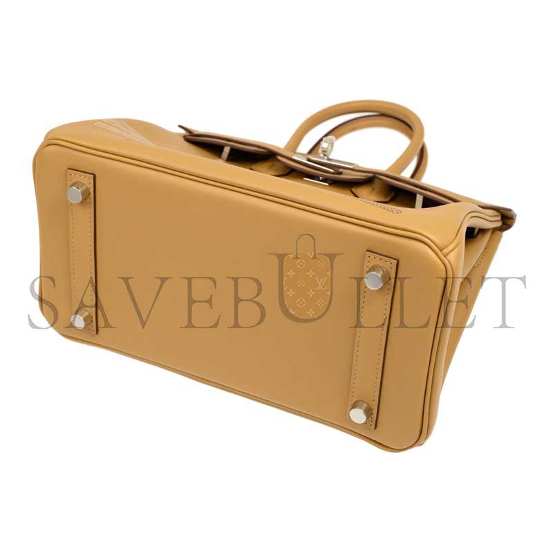 HERMES MASTER BIRKIN 25 SWIFT PALLADIUM HARDWARE (25*20*13cm) 